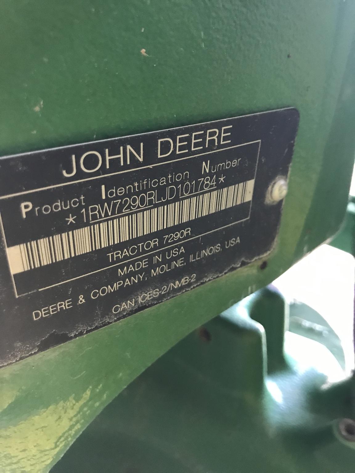 2018 John Deere 7290R Image