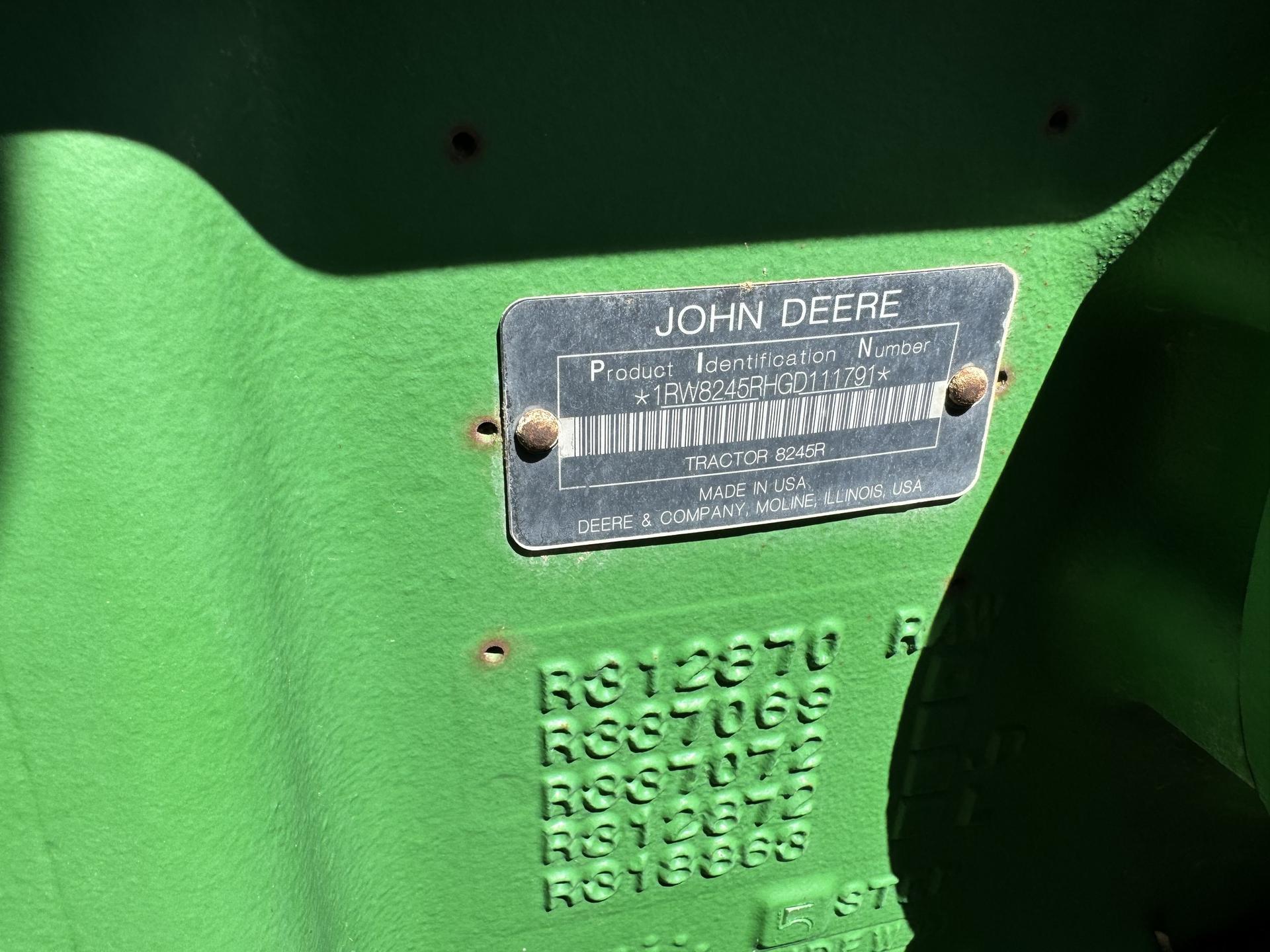 2016 John Deere 8245R Image