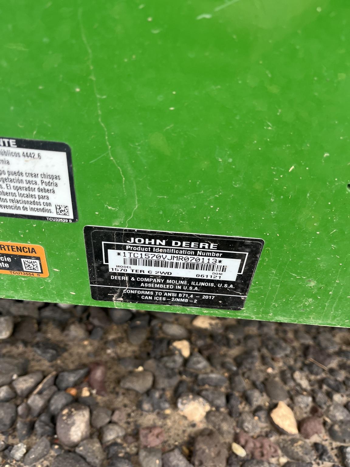 2021 John Deere 1570 Image