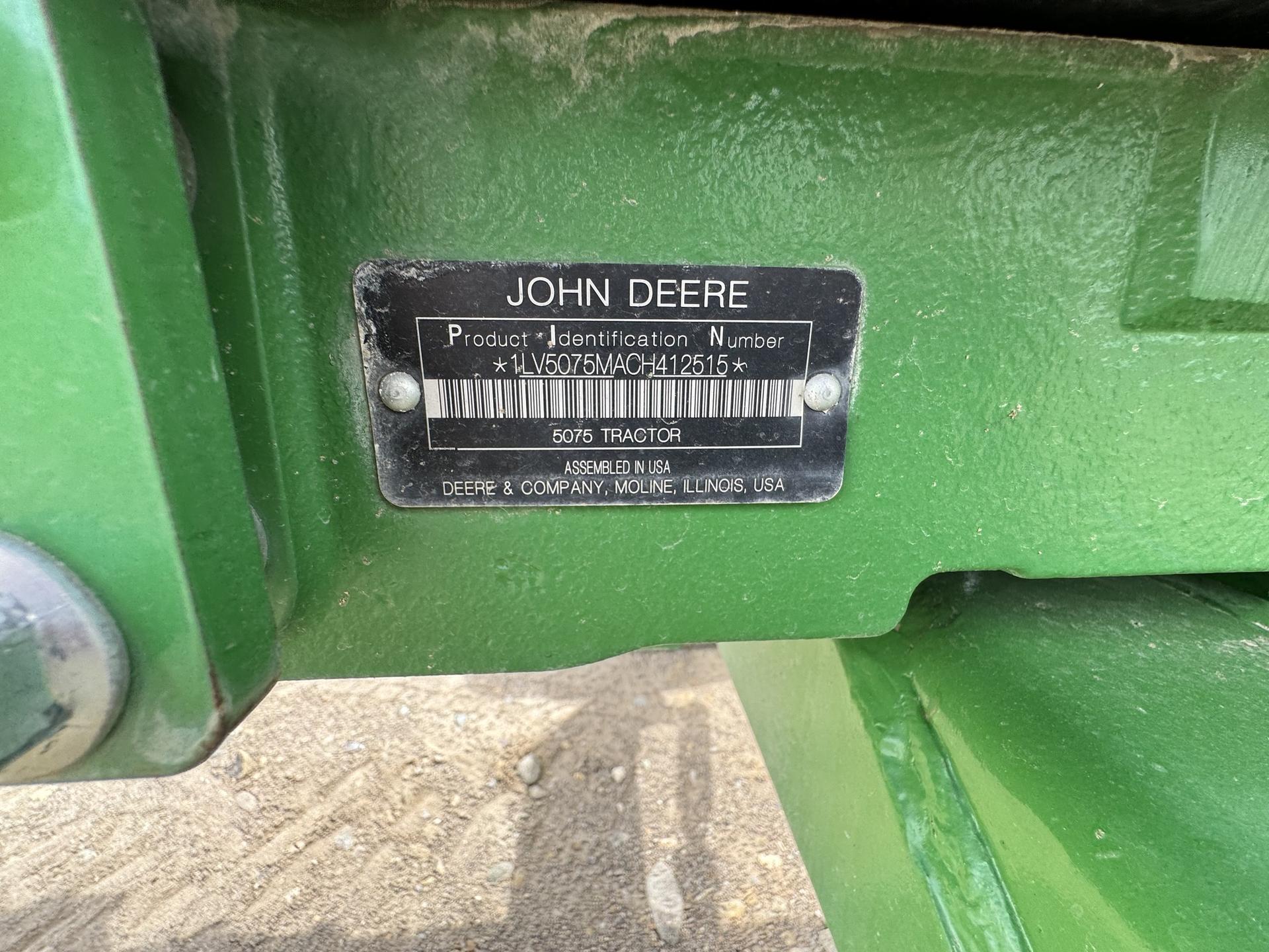 2012 John Deere 5075M Image